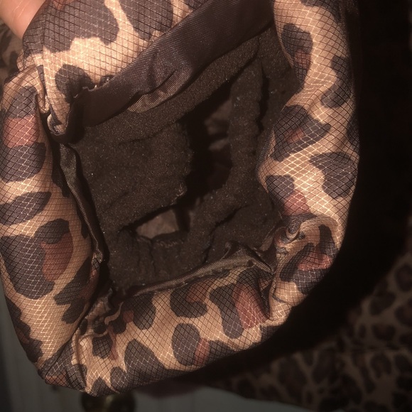 PRWND Vintage Faded glory puffer jacket XXL brown cheetah print .worn once - Picture 14 of 16